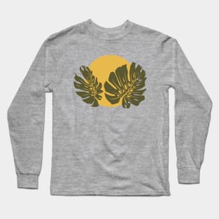 Tropical Leaves Long Sleeve T-Shirt